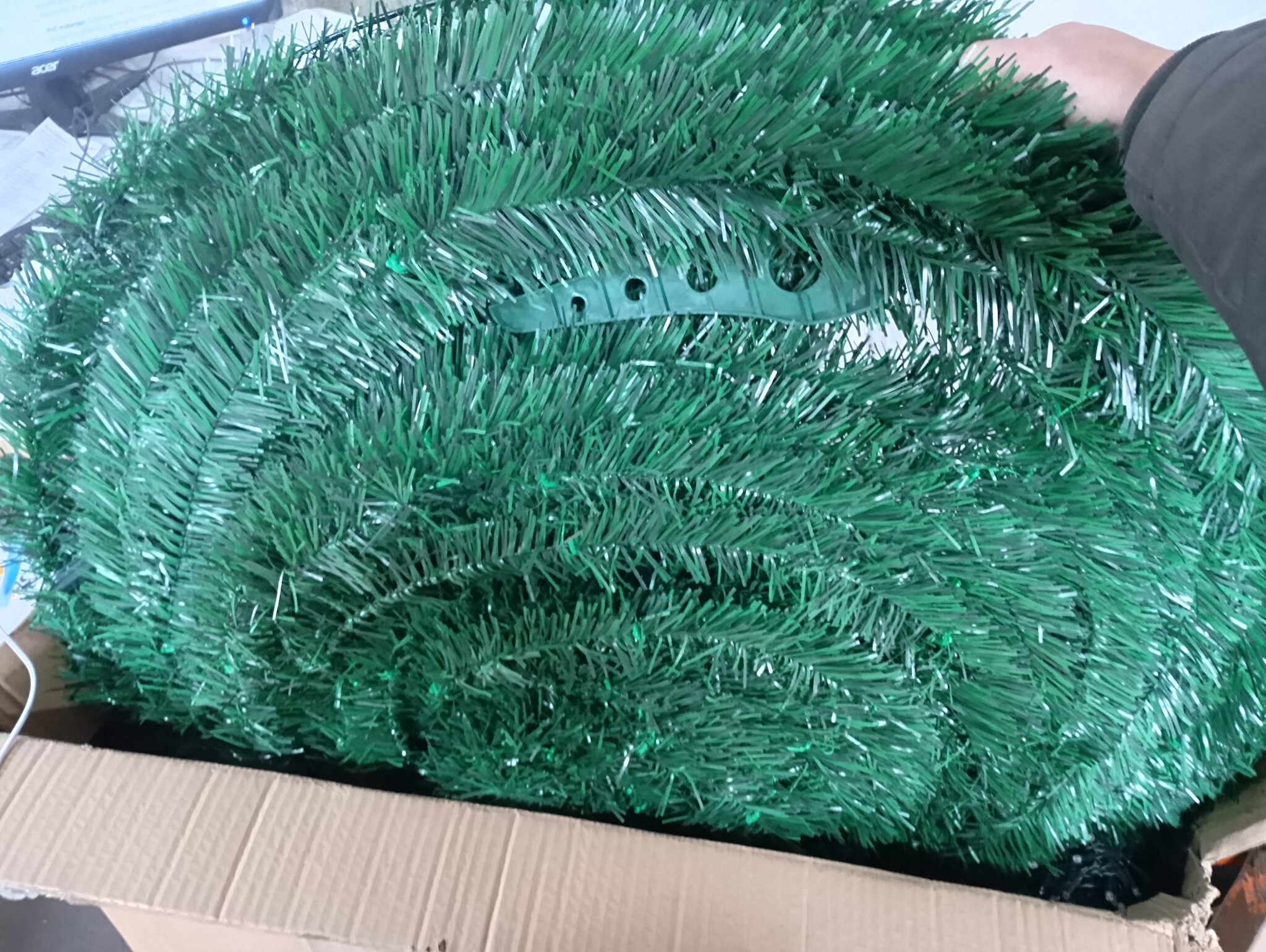 VidaXL Pop-up Kunstkerstboom 210cm Groen met 200 LED's - 40% Korting!