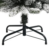 vidaXL Smalle Kunstkerstboom 210 cm met Sneeuw | 35% Korting