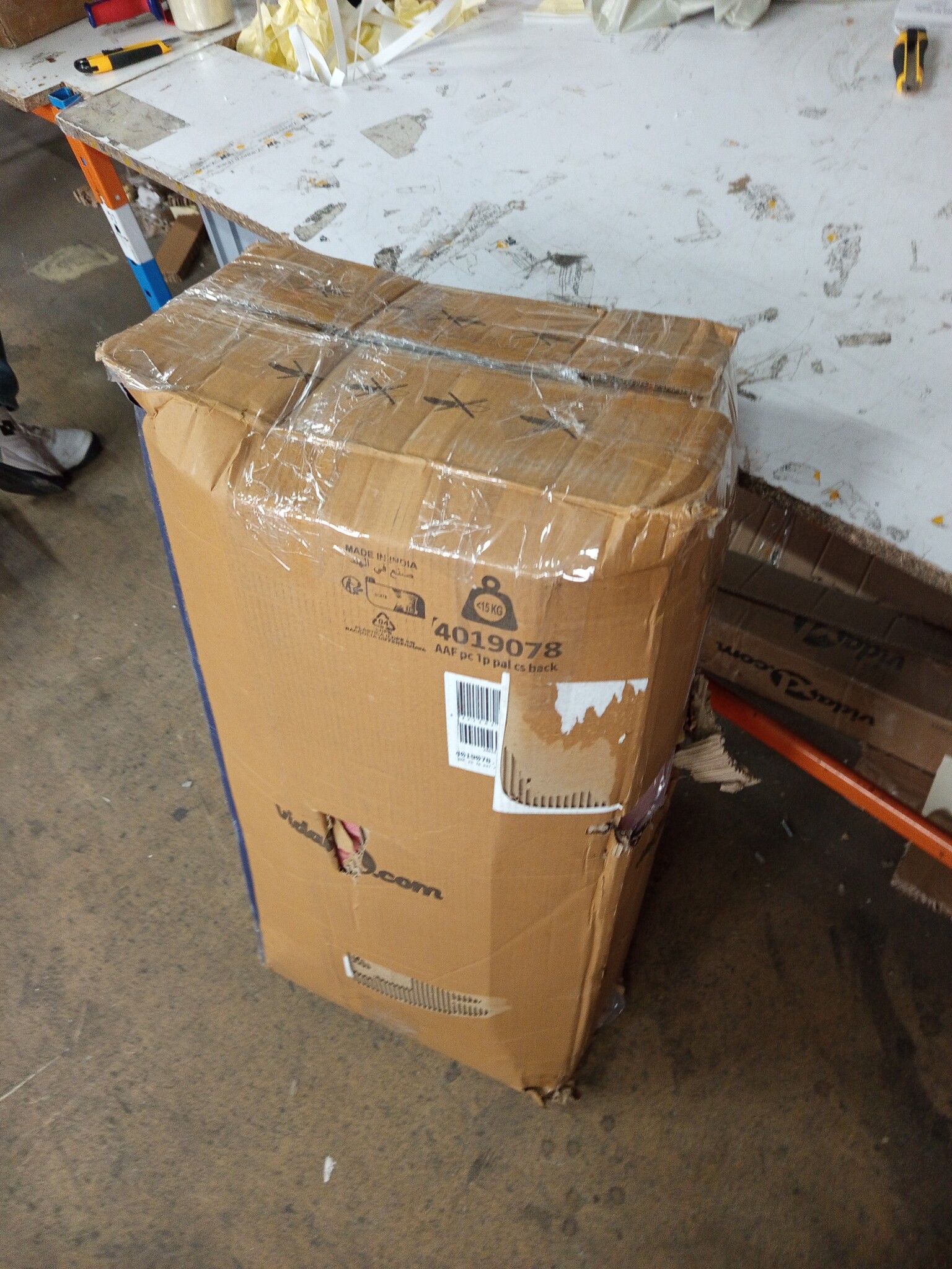 vidaXL Patchwork Pallet Bankkussen - 71% Korting! - 120x80cm - Katoen