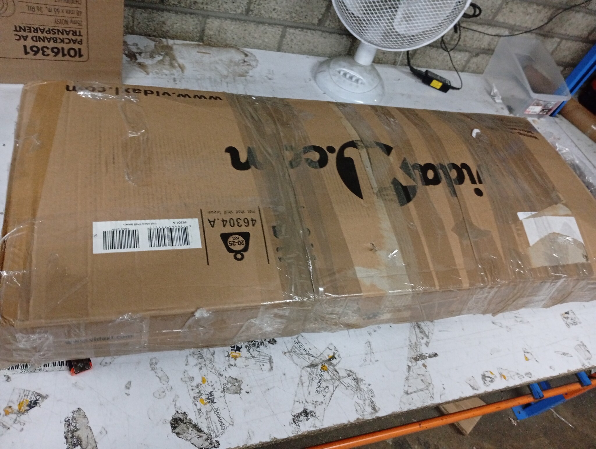 VidaXL Tuinschuur 116x45x175 cm Bruin - Nu 55% Korting!