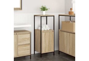 VidaXL Badkamermeubel met planken 36x35x95cm Sonoma Eiken - 35% Korting!