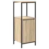 VidaXL Badkamermeubel met planken 36x35x95cm Sonoma Eiken - 35% Korting!