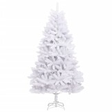 VidaXL Kunstkerstboom Wit 240cm - 40% Korting! Gescharnierd