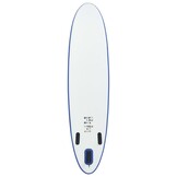 vidaXL Stand-up paddleboard opblaasbaar blauw en wit