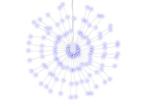 VidaXL Vuurwerk Kerstverlichting Blauw 140 LED's - 35% Korting!