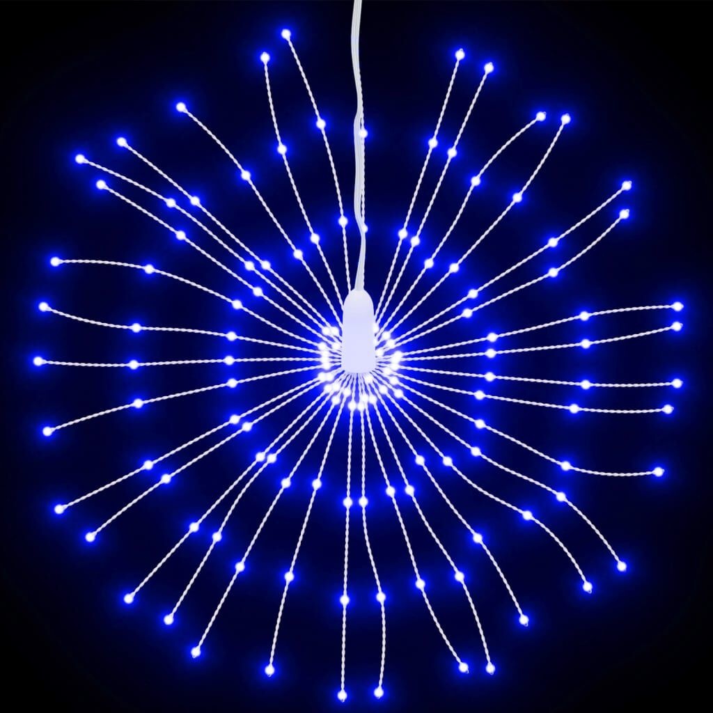 VidaXL Vuurwerk Kerstverlichting Blauw 140 LED's - 35% Korting!