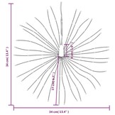 VidaXL Vuurwerk Kerstverlichting Blauw 140 LED's - 35% Korting!