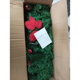 Kerstslinger vidaXL met LED 2,7m PVC Groen/Rood - 40% Korting!