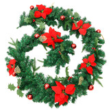 Kerstslinger vidaXL met LED 2,7m PVC Groen/Rood - 40% Korting!