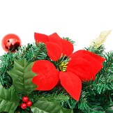 Kerstslinger vidaXL met LED 2,7m PVC Groen/Rood - 40% Korting!