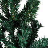 VidaXL Halve Kunstkerstboom 210cm Groen - 40% Korting | Ruimtebesparend!
