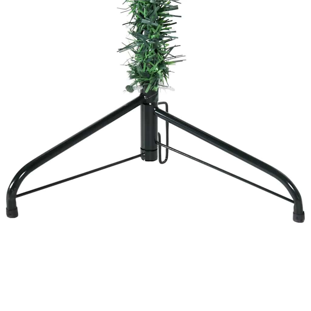 VidaXL Halve Kunstkerstboom 210cm Groen - 40% Korting | Ruimtebesparend!