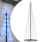 vidaXL Blauwe LED Kerstboom 304cm - 550 LEDs | 55% Korting!