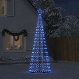 vidaXL Blauwe LED Kerstboom 304cm - 550 LEDs | 55% Korting!
