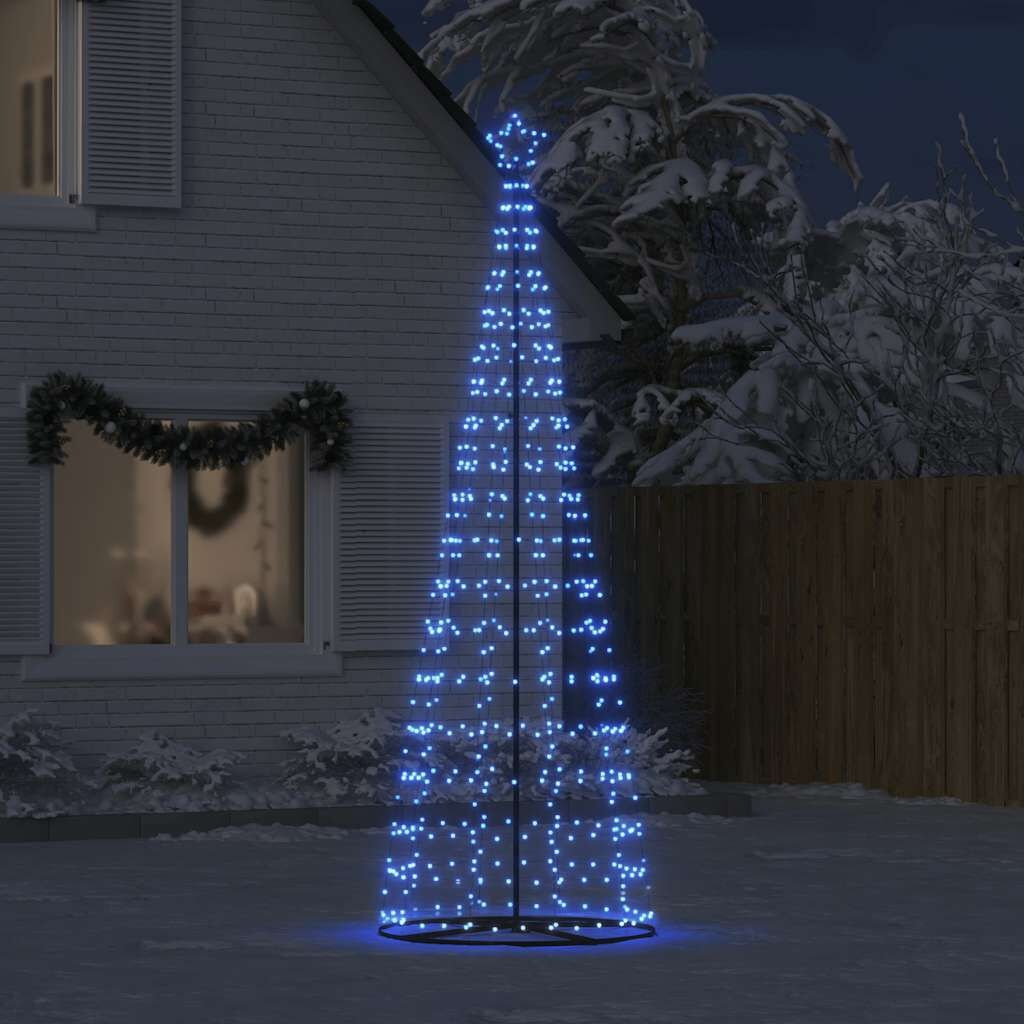 vidaXL Blauwe LED Kerstboom 304cm - 550 LEDs | 55% Korting!