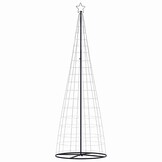 vidaXL Blauwe LED Kerstboom 304cm - 550 LEDs | 55% Korting!