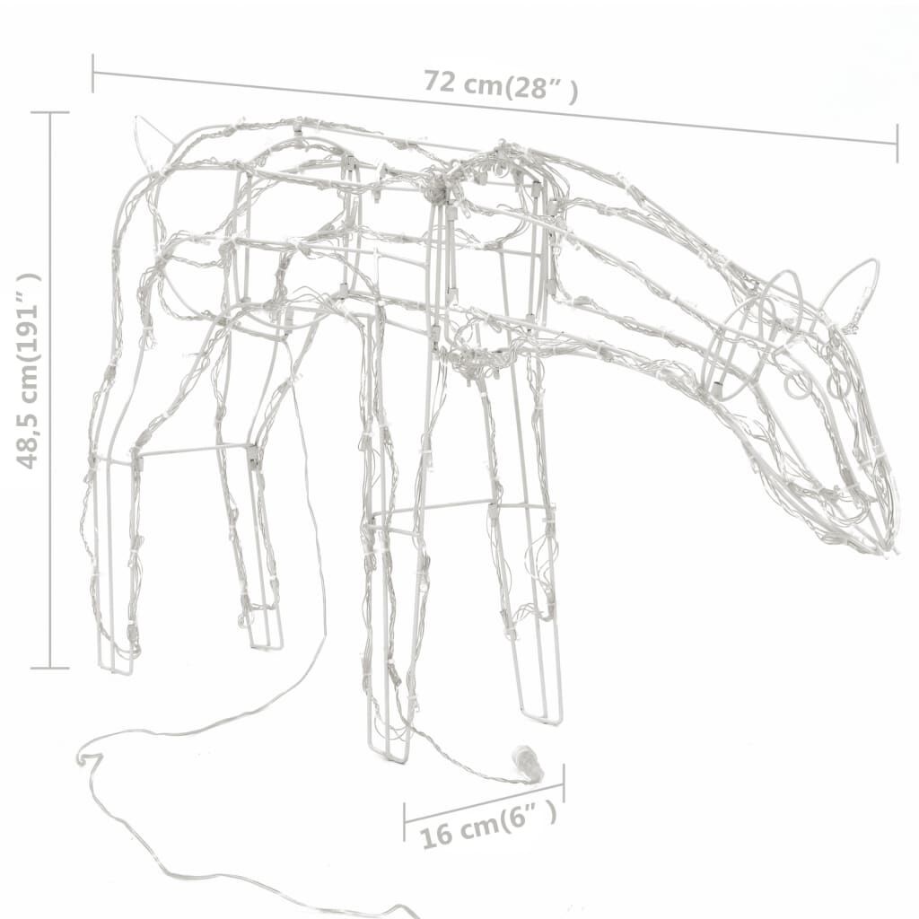 VidaXL 3-Delig Rendier Kerstverlichting - 229 LED - 35% Korting!