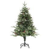 VidaXL Kerstboom 150cm met LED & Dennenappels - 35% Korting!