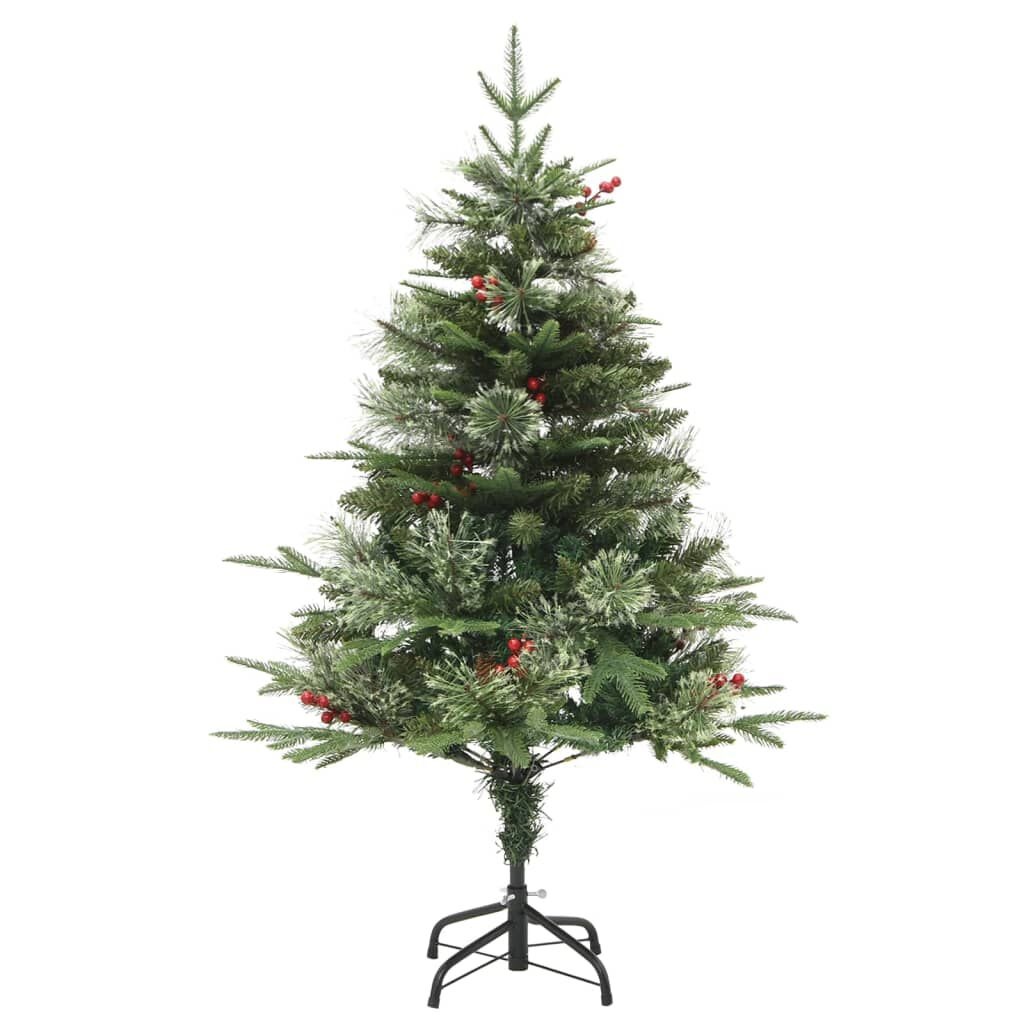 VidaXL Kerstboom 150cm met LED & Dennenappels - 35% Korting!