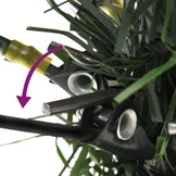 VidaXL Kerstboom 150cm met LED & Dennenappels - 35% Korting!