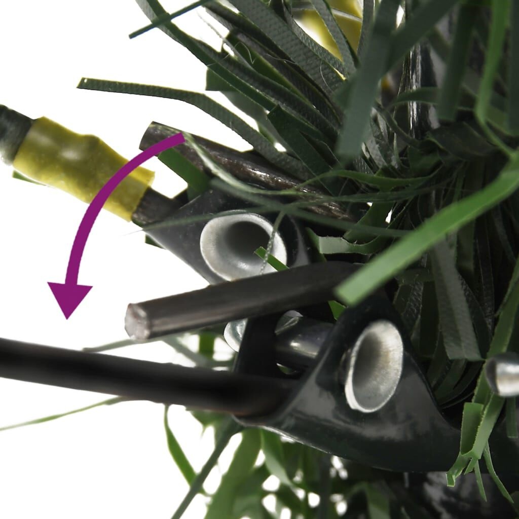 VidaXL Kerstboom 150cm met LED & Dennenappels - 35% Korting!