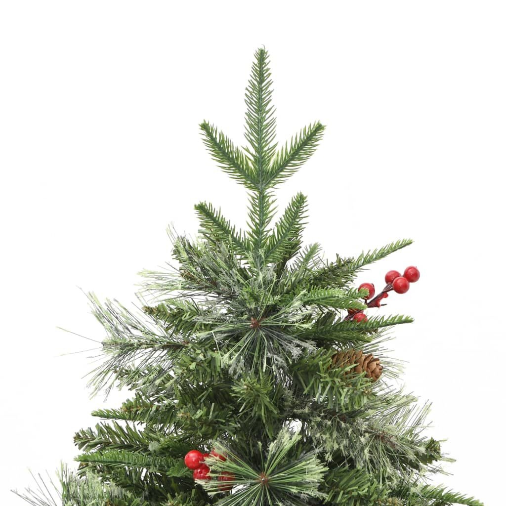 VidaXL Kerstboom 150cm met LED & Dennenappels - 35% Korting!