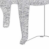 vidaXL Kerstrendieren 2 st 40 LED's Zilverkleurig - 35% Korting!