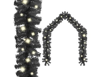 VidaXL Kerstslinger LED 10m Zwart - Nu met 40% Korting!