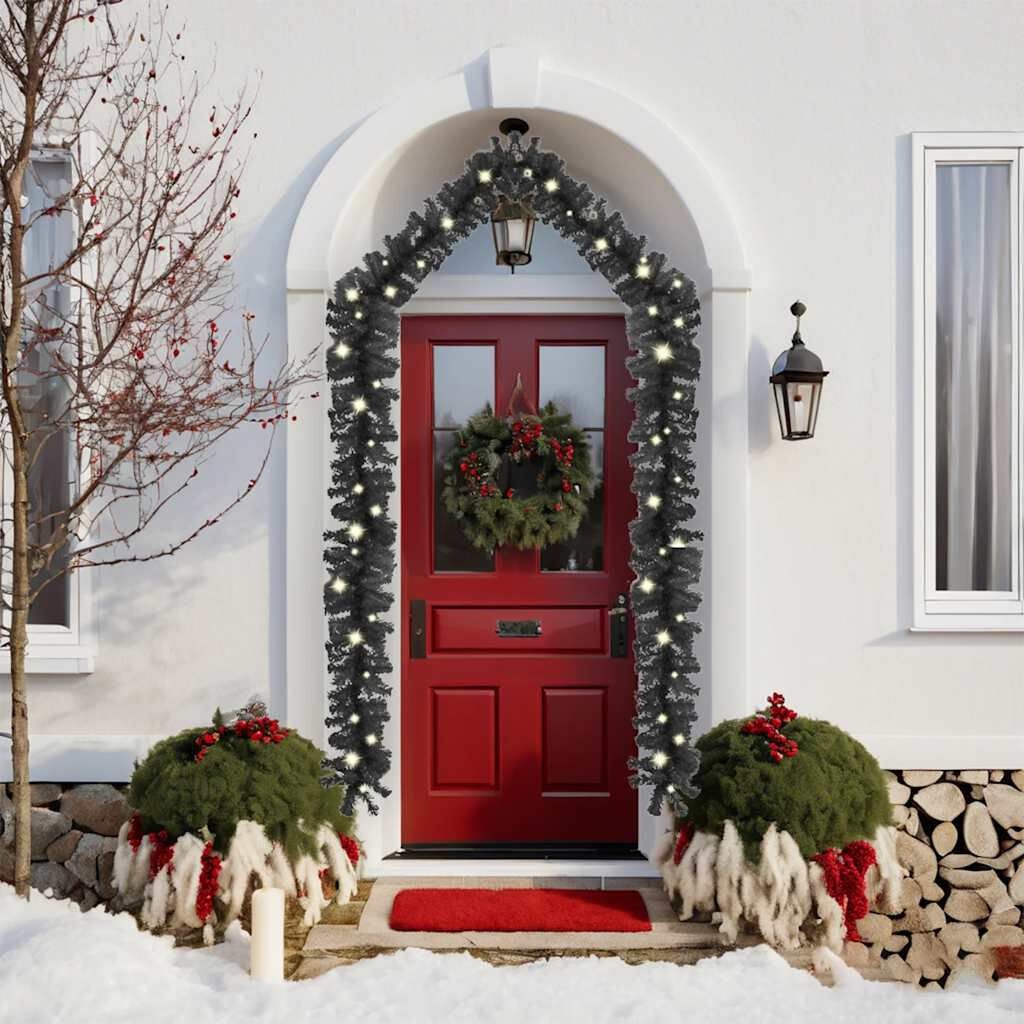 VidaXL Kerstslinger LED 10m Zwart - Nu met 40% Korting!