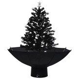 vidaXL Sneeuw Kerstboom 75cm Zwart - 40% Korting!