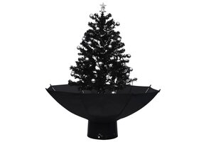 vidaXL Sneeuw Kerstboom 75cm Zwart - 40% Korting!