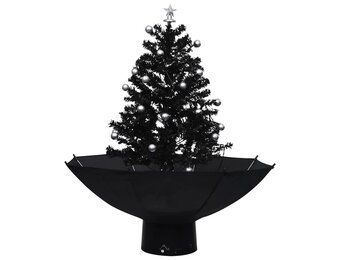 vidaXL Sneeuw Kerstboom 75cm Zwart - 40% Korting!