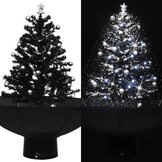 vidaXL Sneeuw Kerstboom 75cm Zwart - 40% Korting!