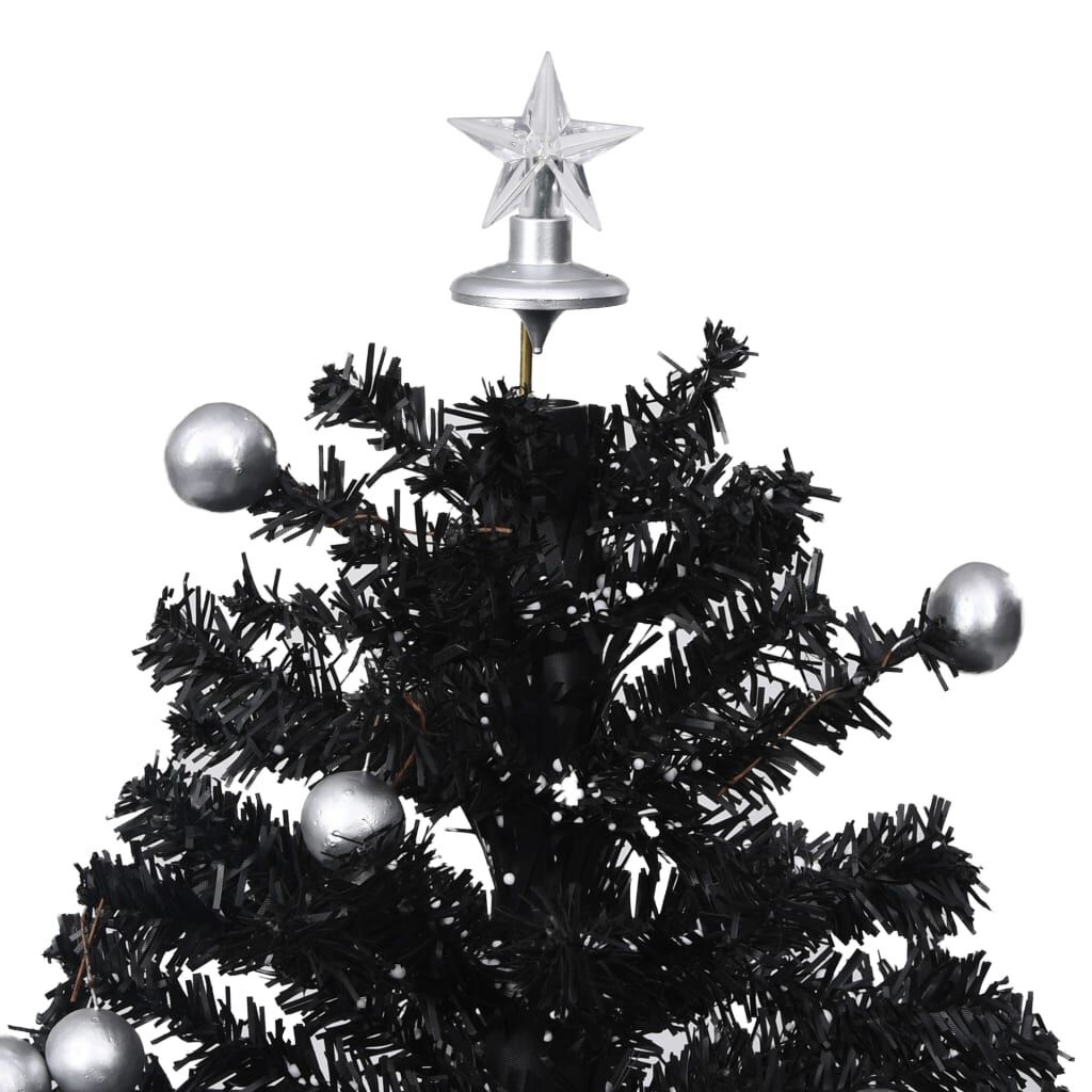 vidaXL Sneeuw Kerstboom 75cm Zwart - 40% Korting!