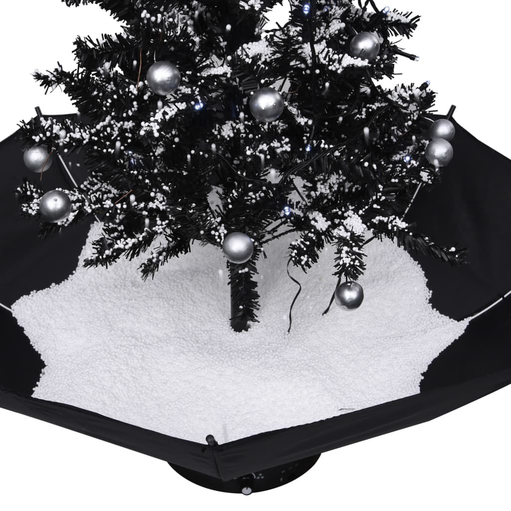 vidaXL Sneeuw Kerstboom 75cm Zwart - 40% Korting!