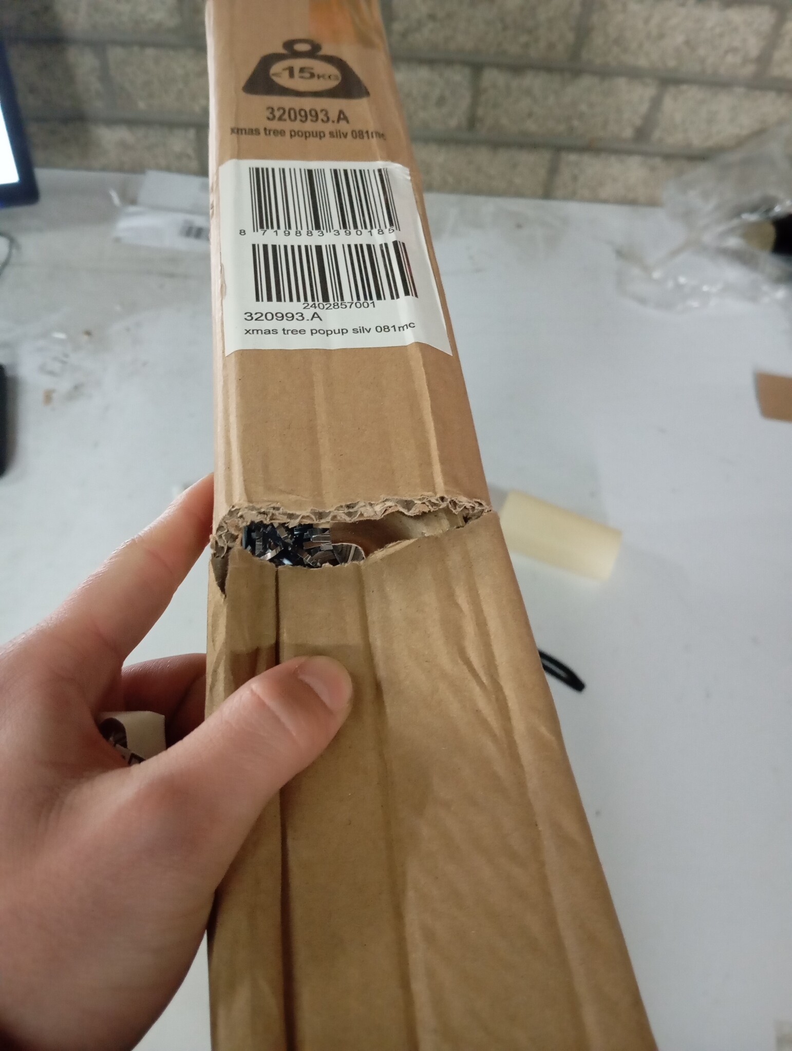 VidaXL Kunstkerstboom Pop-up 180cm Zilver - 40% Korting!