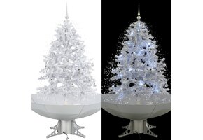 VidaXL Kerstboom Sneeuwend 140cm Wit - 35% Korting!