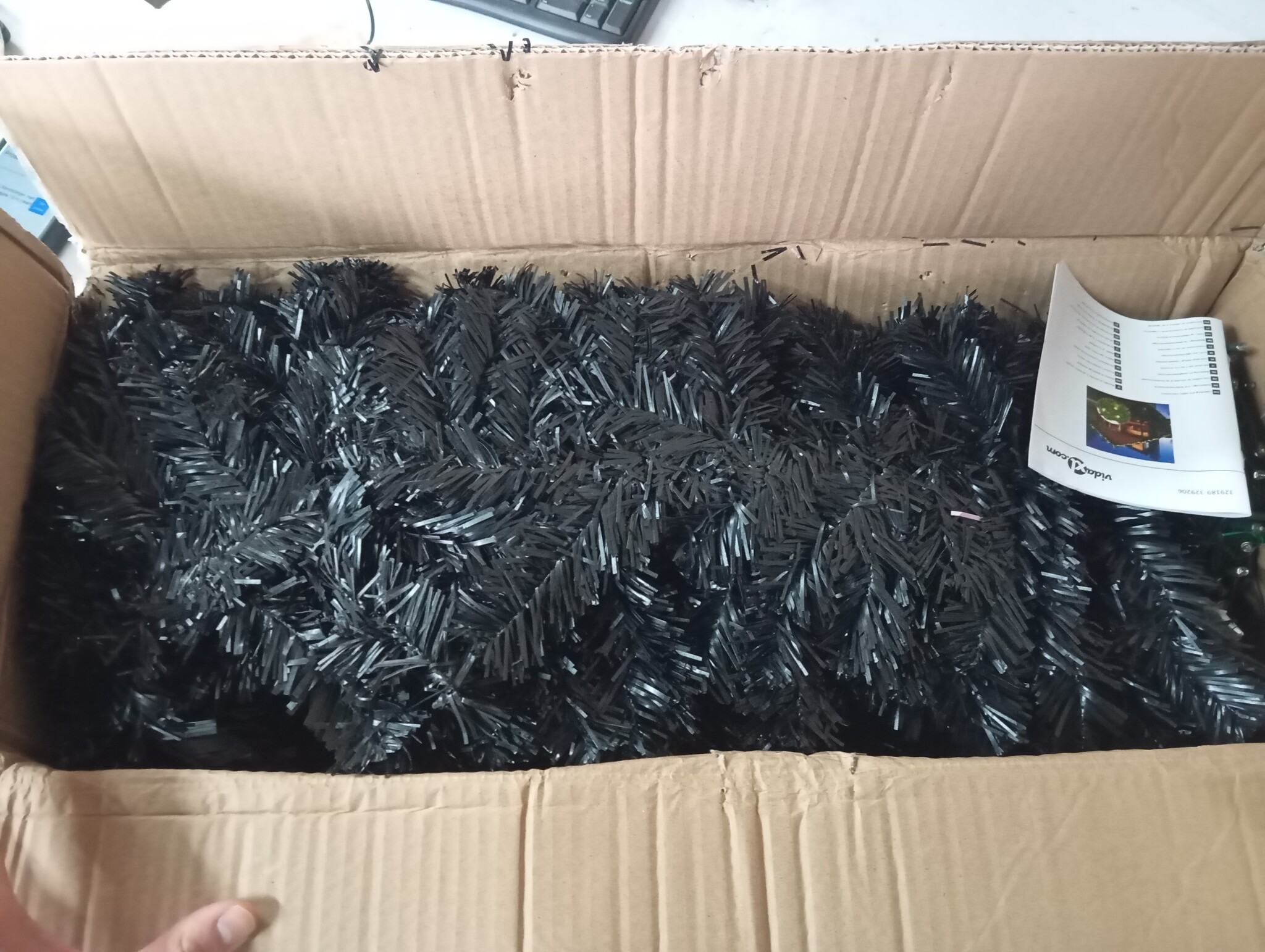 vidaXL Kerstslinger LED 10m Zwart - 40% Korting! Nu 1 Stuk!