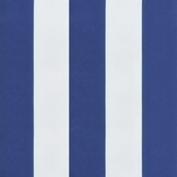 vidaXL Palletkussens Gestreept Wit/Blauw (73% Korting!) - Comfort buiten & binnen