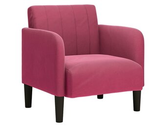 VidaXL Fauteuil Wijnrood Fluweel - 73% Korting! Lichte Zijkantschade