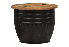 VidaXL Salontafel Gerecycled Hout (Zwart) - 64% KORTING!