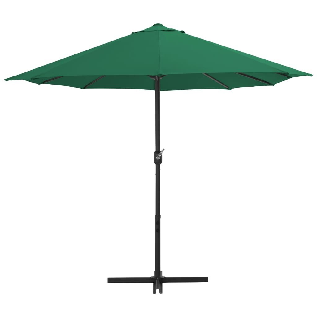 vidaXL Parasol Aluminium Paal 460x270cm Groen - 64% Korting!