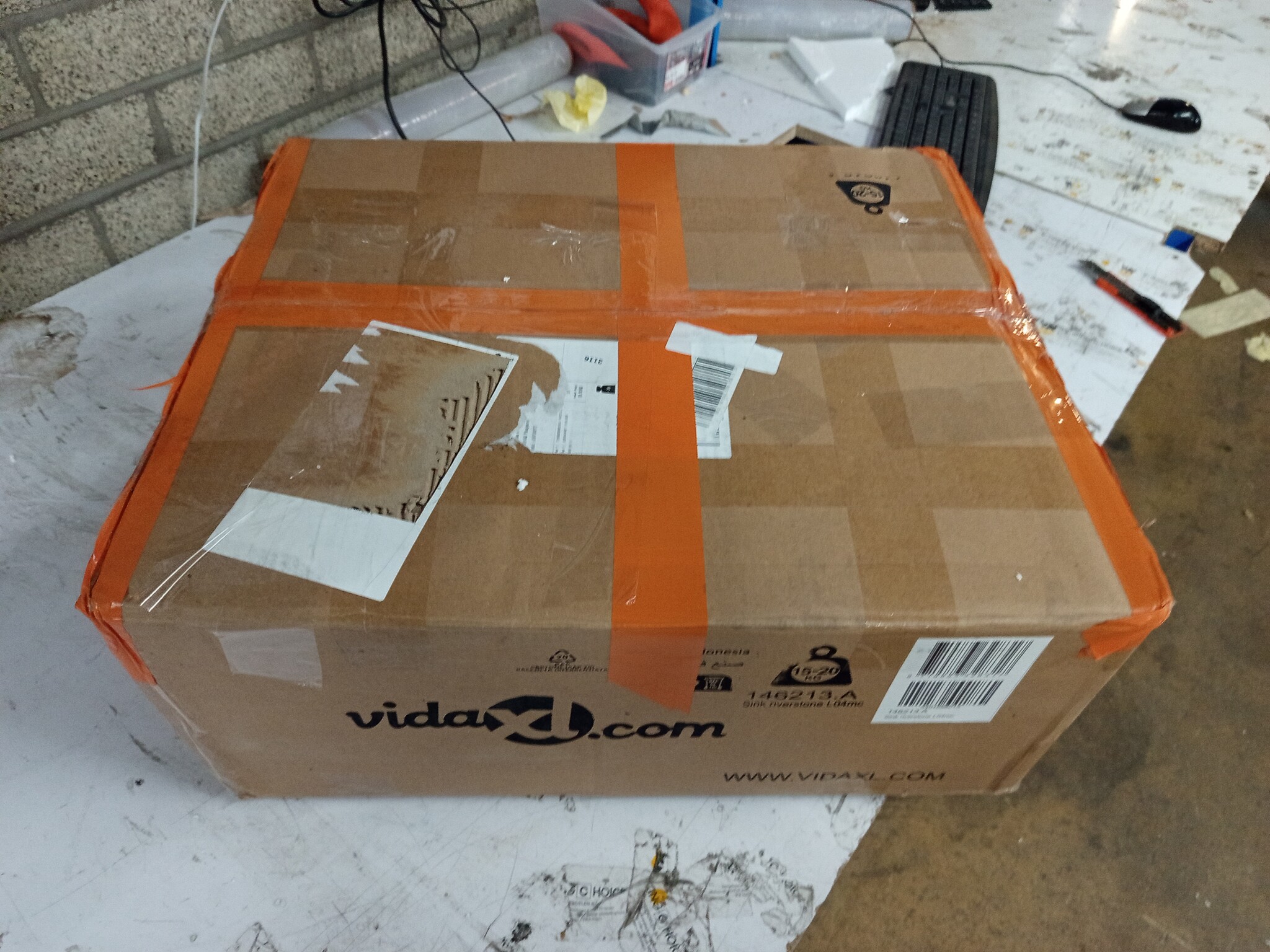 VidaXL Ovalen Riviersteen Wastafel - 59% Korting! Uniek & Stijlvol