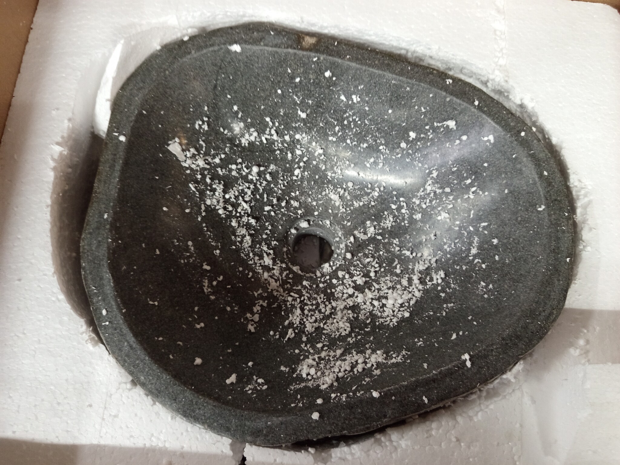 VidaXL Ovalen Riviersteen Wastafel - 59% Korting! Uniek & Stijlvol