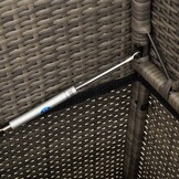 VidaXL Tuinbank Poly Rattan Grijs - 35% Korting! Nieuw!