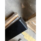 Schaduwdoekpaal Zwart - 60% Korting! (Incl. voet, excl. grondanker)