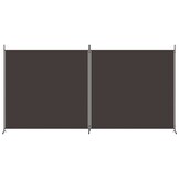 vidaXL Kamerscherm 2 panelen 348x180 cm Bruin | 40% Korting