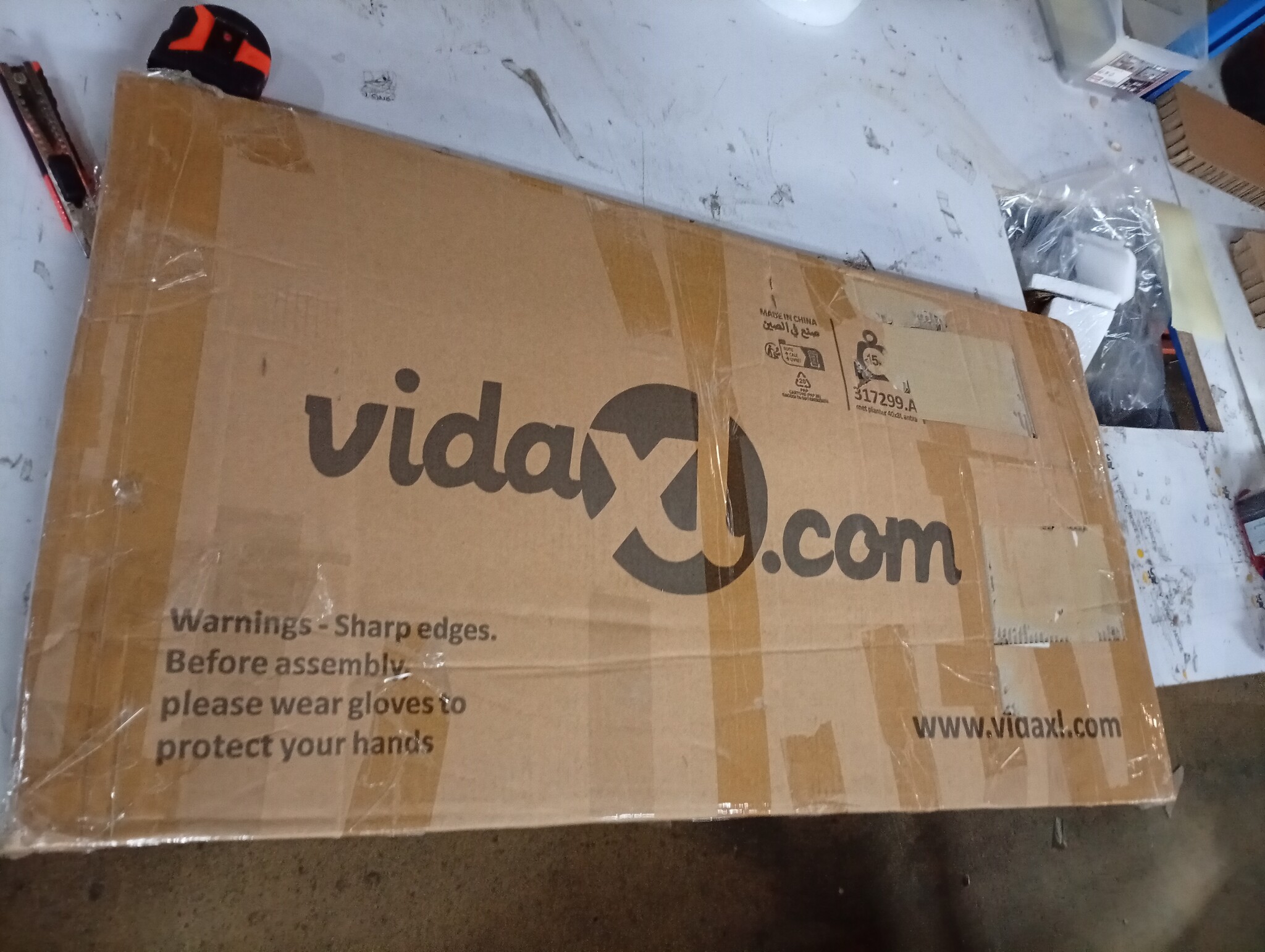 VidaXL Verhoogde Plantenbak 400x80x45cm Antraciet - 55% Korting!