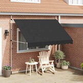 vidaXL Luifel Handmatig 300cm Antraciet - 55% Korting! (Nog 1 op voorraad)