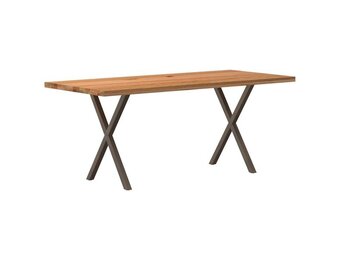 VidaXL Eettafelpoten X-vormig Staal Naturel - 95% Korting!